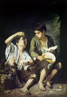Alte Prints: MURILLO, Bartolom項steban (1617-1682). Baggar