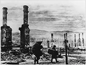 Murmansk Prints: Murmansk after Bombing