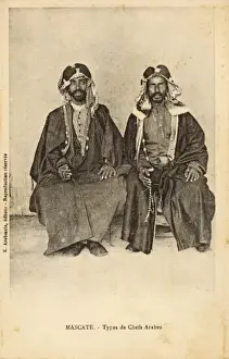 Muscat, Oman - Two Arab Chieftains