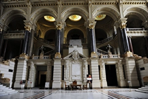 Images Dated 10th April 2012: Museum of Ethnography. Main hall. Budapest