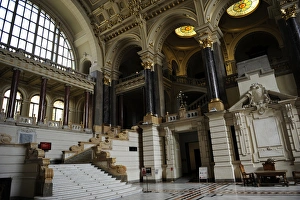 Images Dated 10th April 2012: Museum of Ethnography. Main hall. Budapest