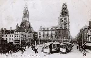 Calais Prints: The Museum and Royal Street - Calais, France