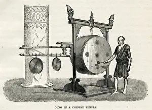 Gong Prints: Music / China / Gong / 1870