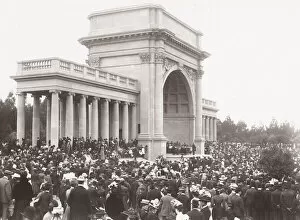 Music concourse and arch, Golden Gate Park, San Francisco
