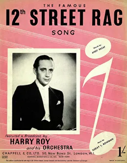 Shilling Prints: Music cover, 12th Street Rag, Harry Roy