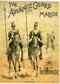 Images Dated 11th August 2017: Music cover, The Advance Guard, March