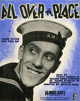Images Dated 25th May 2016: Music cover, All Over the Place, Tommy Trinder, WW2