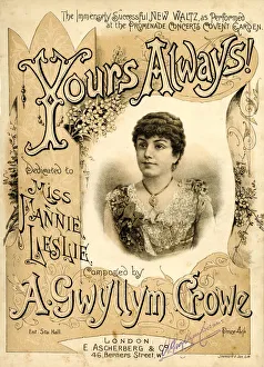 Concerts Gallery: Music cover, Yours Always! by A Gwyllym Crowe