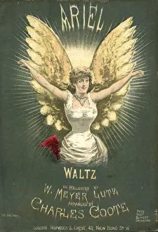 Tempest Gallery: Music cover, Ariel Waltz, melodies by W Meyer Lutz