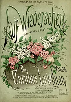 Images Dated 3rd April 2019: Music cover, Auf Wiedersehen, by Caroline Lowthian