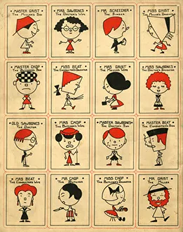 Chop Gallery: Music cover (back), Happy Families