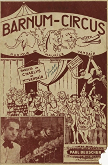 Images Dated 6th January 2016: Music cover, Barnum Circus by Maurice Vandair