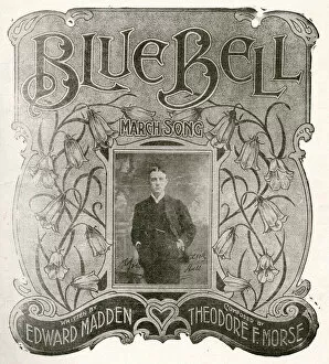 Music cover, Blue Bell, march song