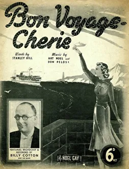 Recorded Prints: Music cover, Bon Voyage Cherie, Billy Cotton Band