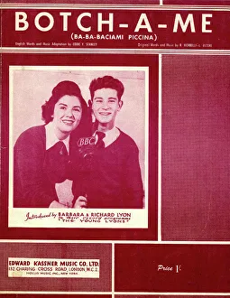 Microphone Prints: Music cover, Botch-A-Me, Barbara and Richard Lyon