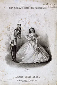 Music cover, The Captain with His Whiskers