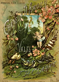 Clarke Gallery: Music cover, Chanson d Amour Waltz, by J P Clarke