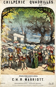 Airs Gallery: Music cover for Chilperic Quadrilles