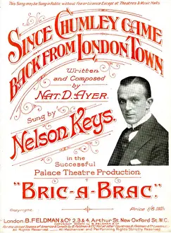 Brac Prints: Music cover, Since Chumley Came Back from London Town