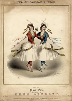 Pieces Prints: Music cover for Two Circassian Polkas