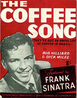 Sings Collection: Music cover, The Coffee Song, Frank Sinatra
