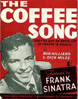 Sings Prints: Music cover, The Coffee Song, Frank Sinatra