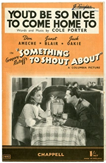 Cole Collection: Music cover, You d Be So Nice To Come Home To