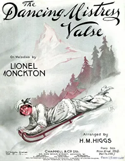 Mistress Collection: Music cover, The Dancing Mistress Valse