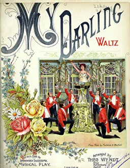 Waltz Prints: Music cover, My Darling Waltz