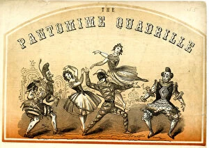 Images Dated 22nd August 2019: Music cover (detail), The Pantomime Quadrille