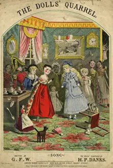 Concanen Prints: Music cover, The Dolls Quarrel