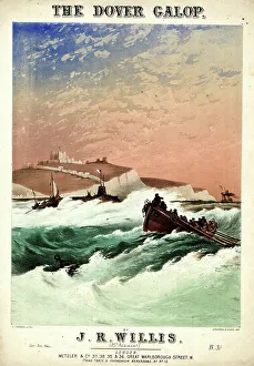 Gallop Prints: Music cover, The Dover Galop, by J R Willis