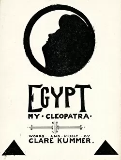 Images Dated 5th April 2019: Music cover, Egypt, My Cleopatra, by Clare Kummer