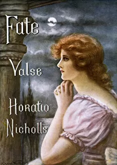 Music cover, Fate Valse by Horatio Nicholls