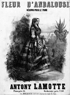Andalucia Collection: Music cover, Fleur D Andalousie by Antony Lamotte