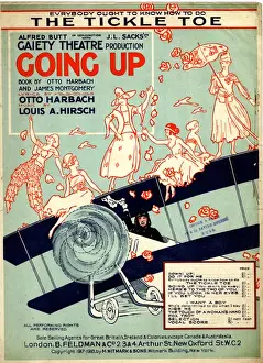 Montgomery Prints: Music cover, Going Up at the Gaiety Theatre, London