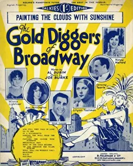 Winnie Gallery: Music cover, The Gold Diggers of Broadway