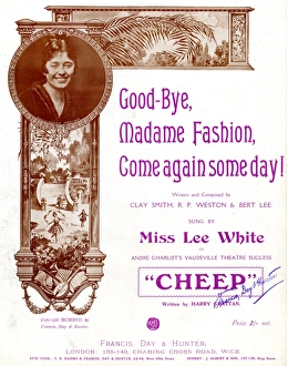 Images Dated 7th September 2017: Music cover, Good-Bye, Madame Fashion