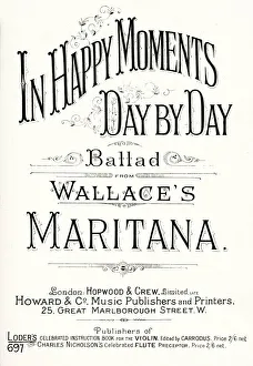 Images Dated 5th April 2019: Music cover, In Happy Moments Day by Day