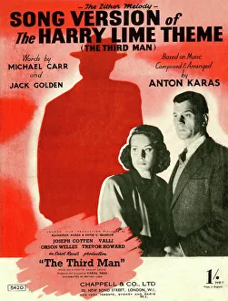 Carr Prints: Music cover, The Harry Lime Theme (The Third Man)