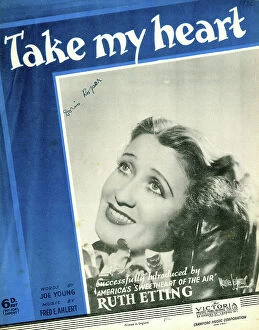 Americas Collection: Music cover, Take My Heart, Ruth Etting
