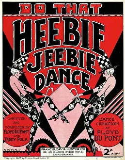 Pont Prints: Music cover, Do That Heebie Jeebie Dance