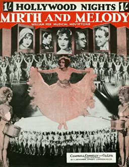 Music cover, Hollywood Nights, Mirth and Melody