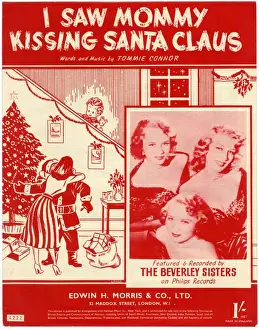 Connor Prints: Music cover, I Saw Mommy Kissing Santa Claus
