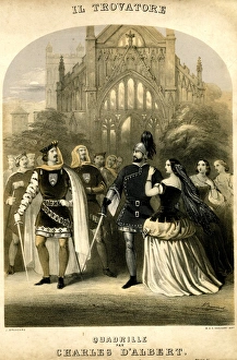 Images Dated 11th August 2017: Music cover, Il Trovatore, Quadrille