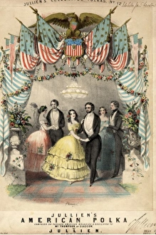 Music cover for Julliens American Polka Music cover for Julliens American Polka