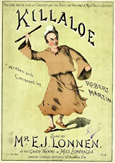 Composed Prints: Music cover, Killaloe, sung by Mr E J Lonnen