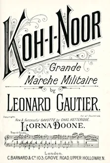 Images Dated 5th April 2019: Music cover, Koh-I-Noor, by Leonard Gautier