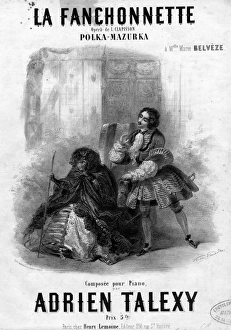 Images Dated 7th January 2016: Music cover, La Fanchonnette, Polka-Mazurka