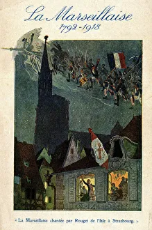 Shutters Prints: Music cover, La Marseillaise 1792-1918, WW1